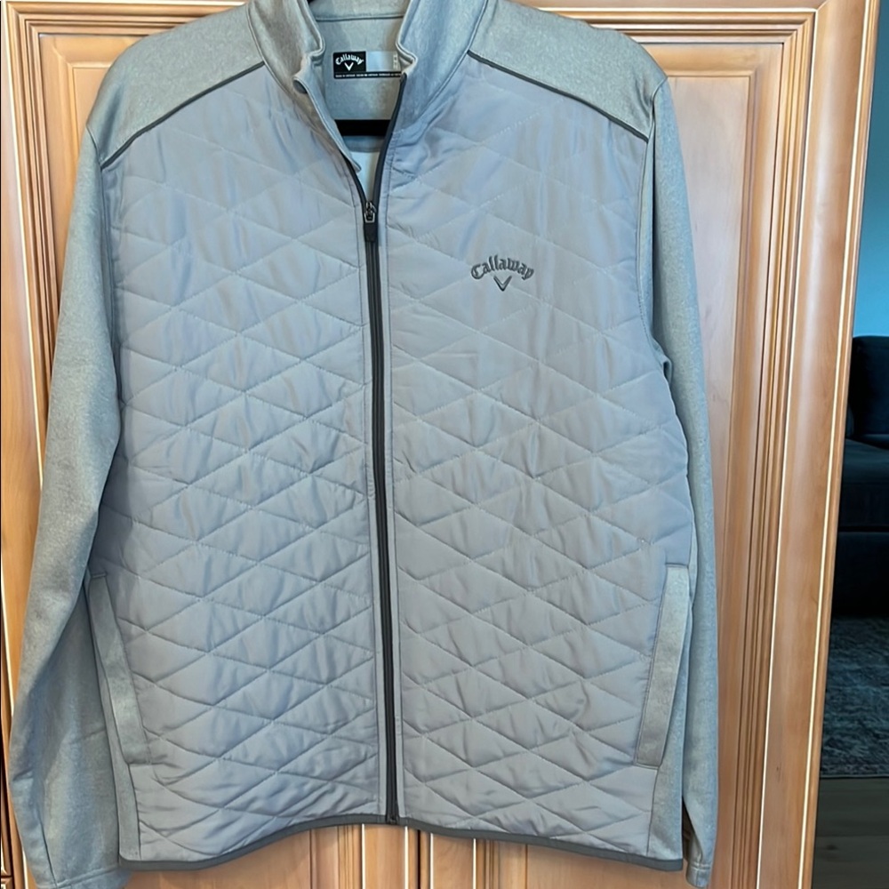 Callaway Gray Performance Quilted Jacket - image 1